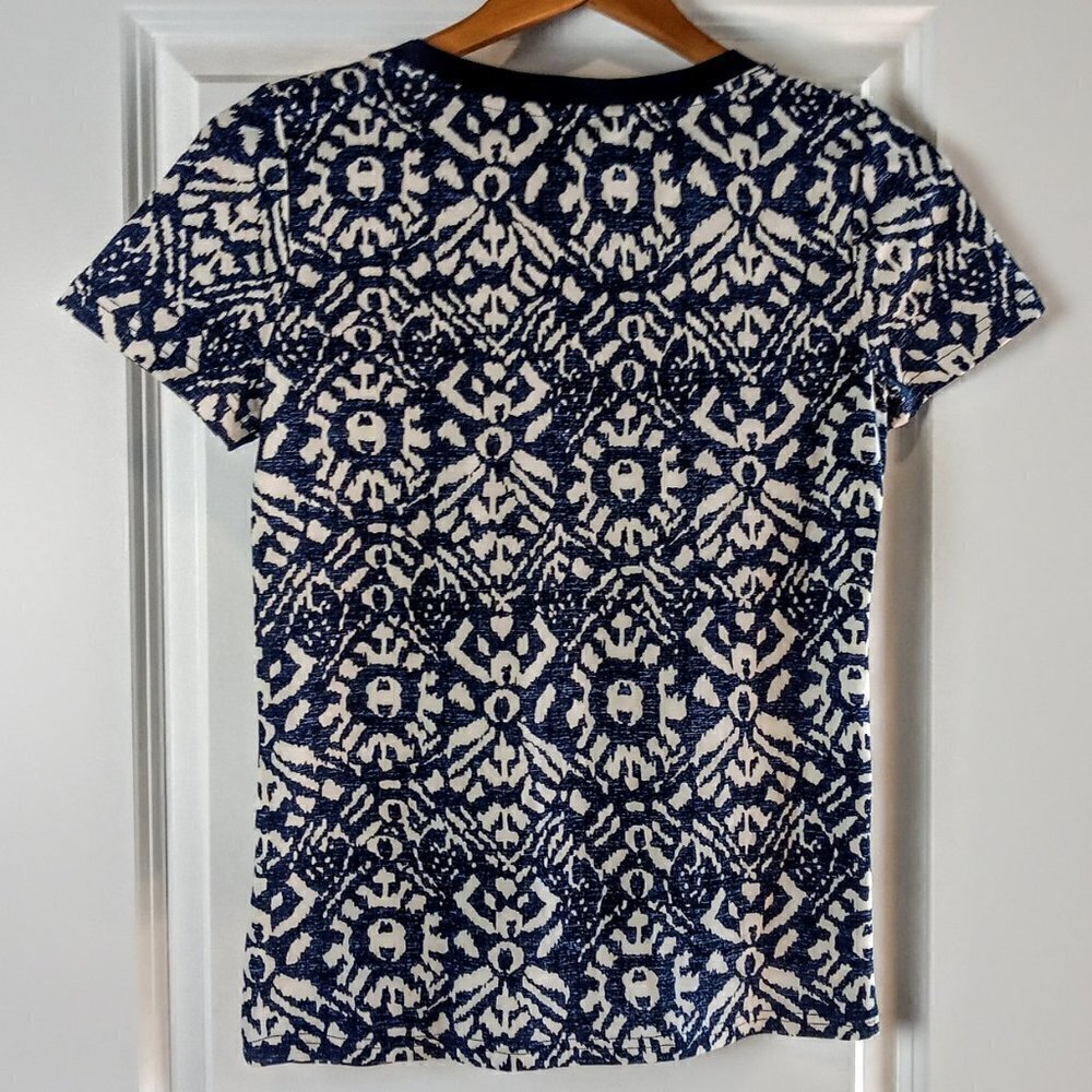 Lauren Ralph Lauren Monogram Cotton Print Tee - Picture 2 of 6